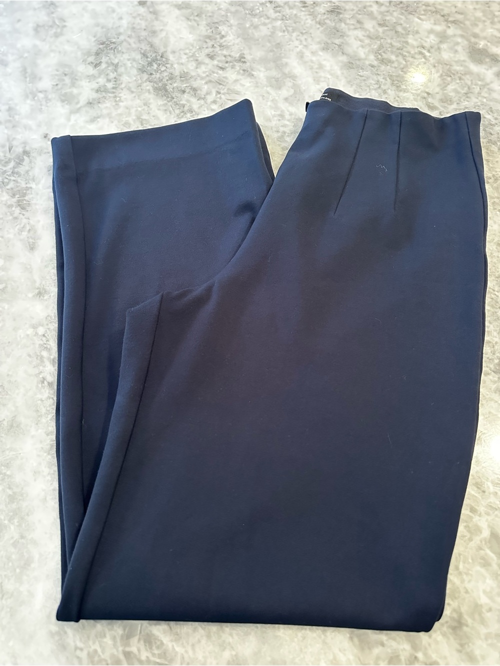 Banana Republic Factory Straight Ultra High-Rise Pants, Size L, Navy